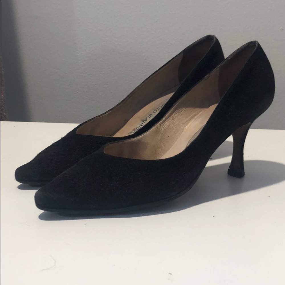 Manolo Blahnik Black Heels